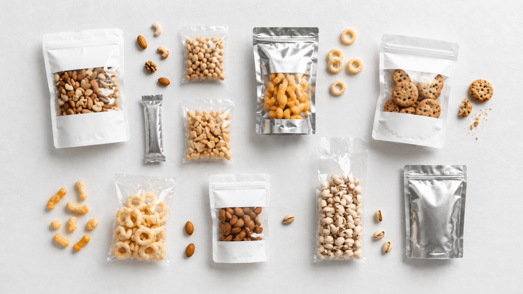 Formatos de empaque más utilizados en la categoría de snacks